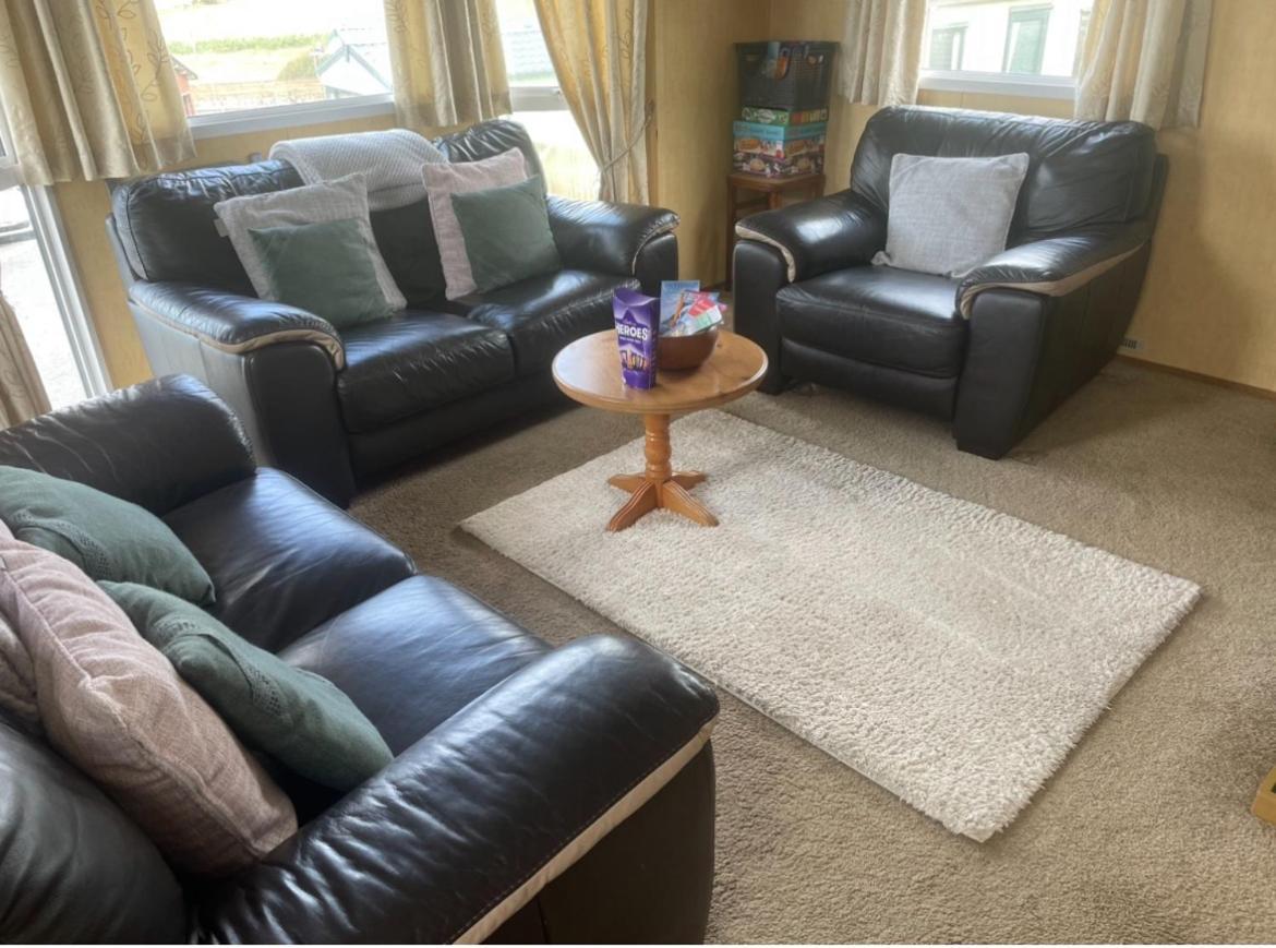 Spacious Luxury Escape With Sea Views And Pet Friendly At Clarach Bay Aberystwyth Bagian luar foto