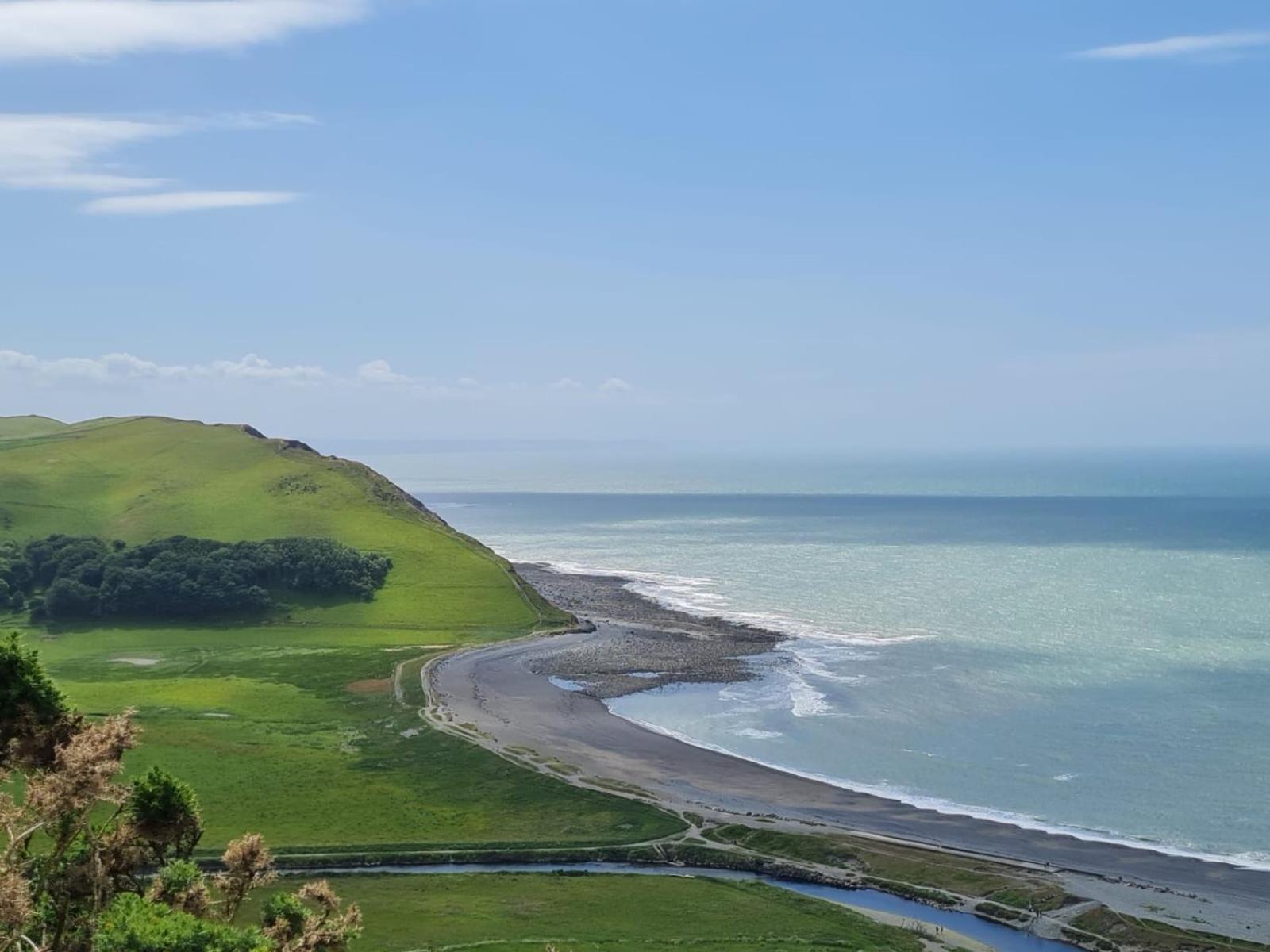 Spacious Luxury Escape With Sea Views And Pet Friendly At Clarach Bay Aberystwyth Bagian luar foto