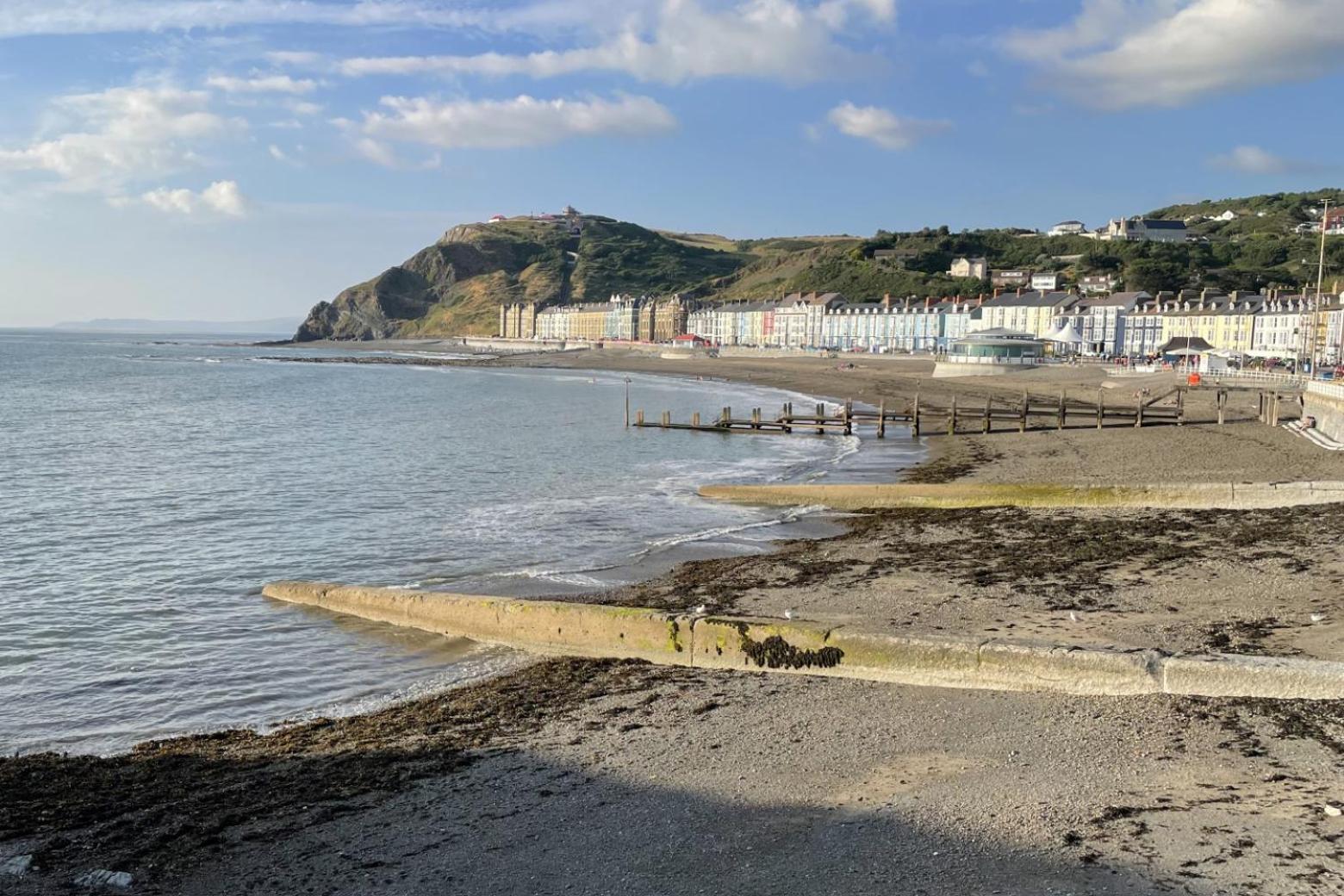 Spacious Luxury Escape With Sea Views And Pet Friendly At Clarach Bay Aberystwyth Bagian luar foto