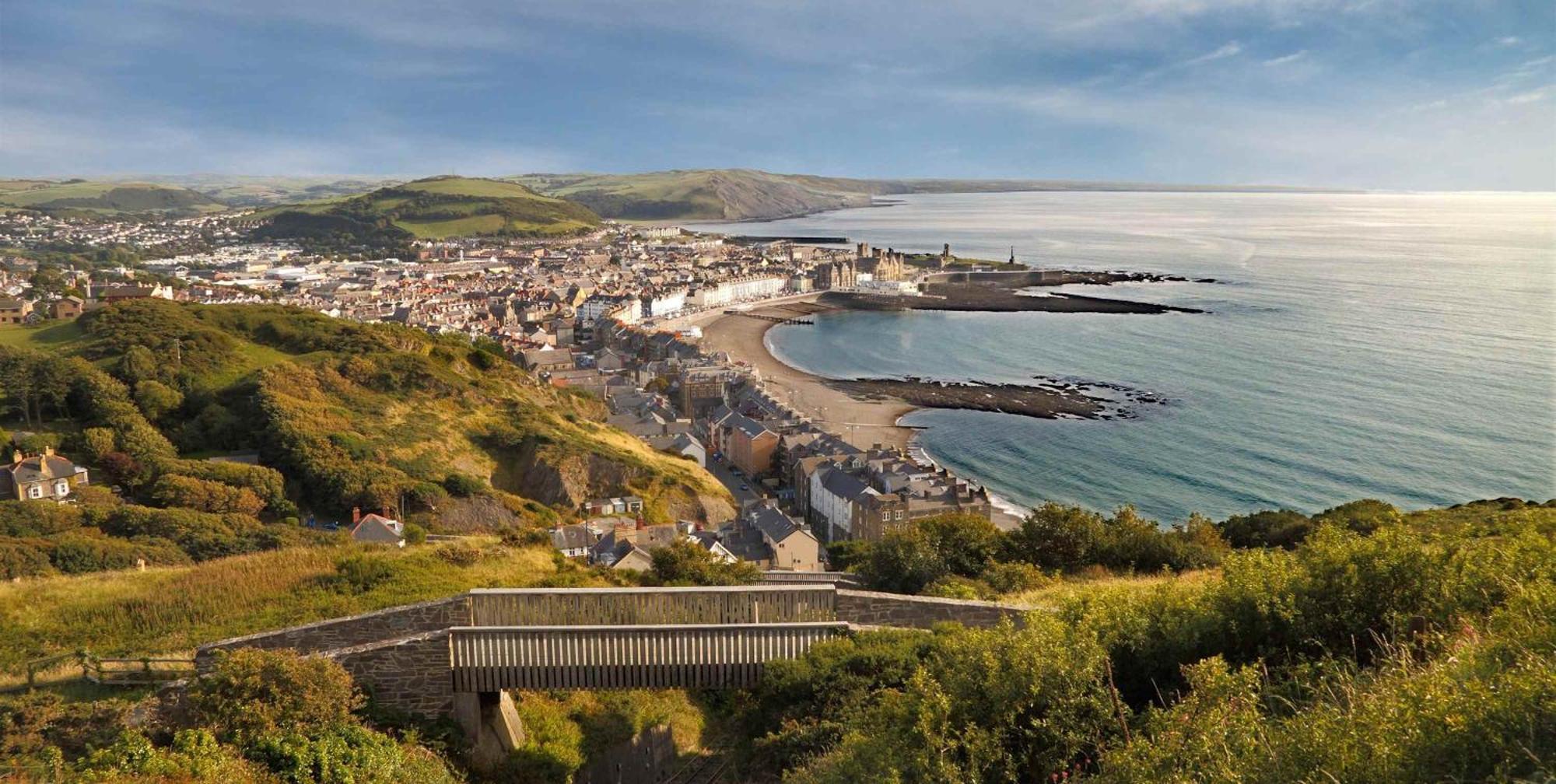 Spacious Luxury Escape With Sea Views And Pet Friendly At Clarach Bay Aberystwyth Bagian luar foto